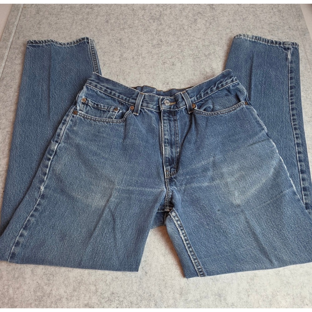 Vintage Levi 550 Relaxed Fit Jeans 90s Made in USA Blue Denim 33x32